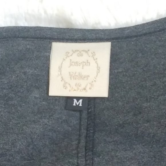 NWT JOSEPH WALKER Gray Long Dress Medium - Picture 6 of 7